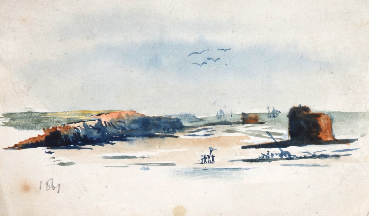 Vista oeste de Wimereux de William Lionel Wyllie