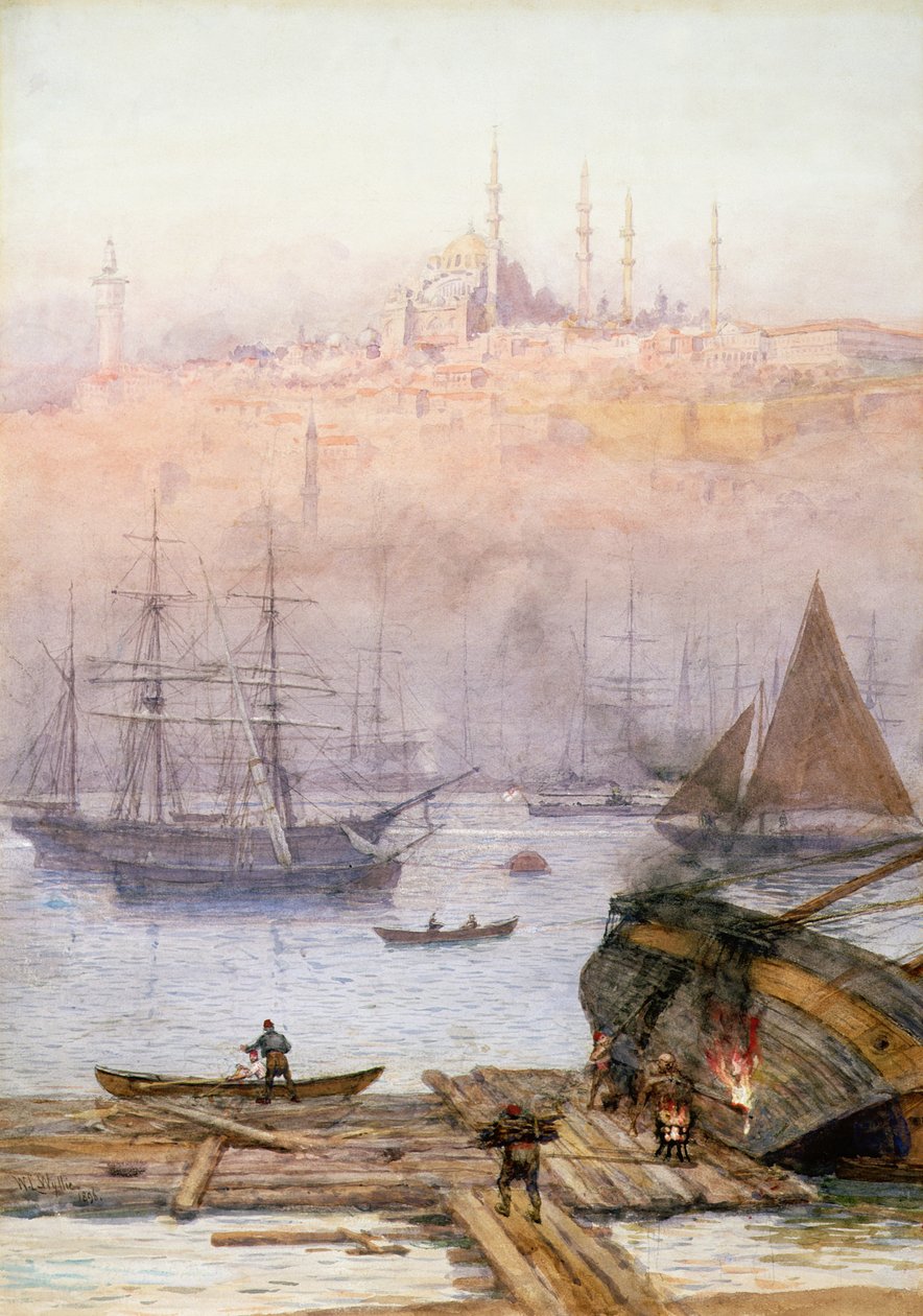 O Corno de Ouro, 1896 de William Lionel Wyllie