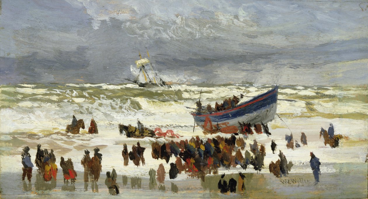 O lançamento do barco da vida de William Lionel Wyllie