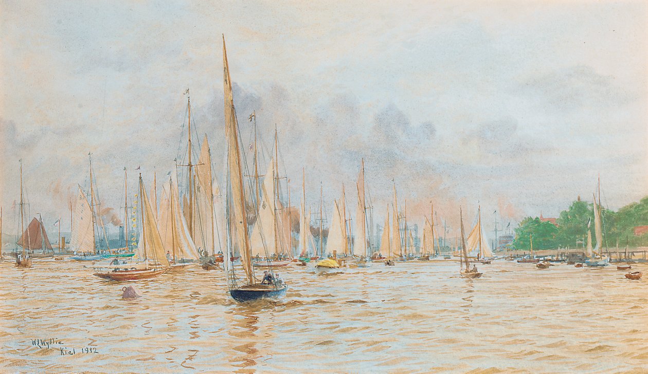 A Regata em Kiel de William Lionel Wyllie