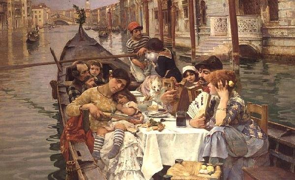 Um Al Fresco Veneto de William Logsdail