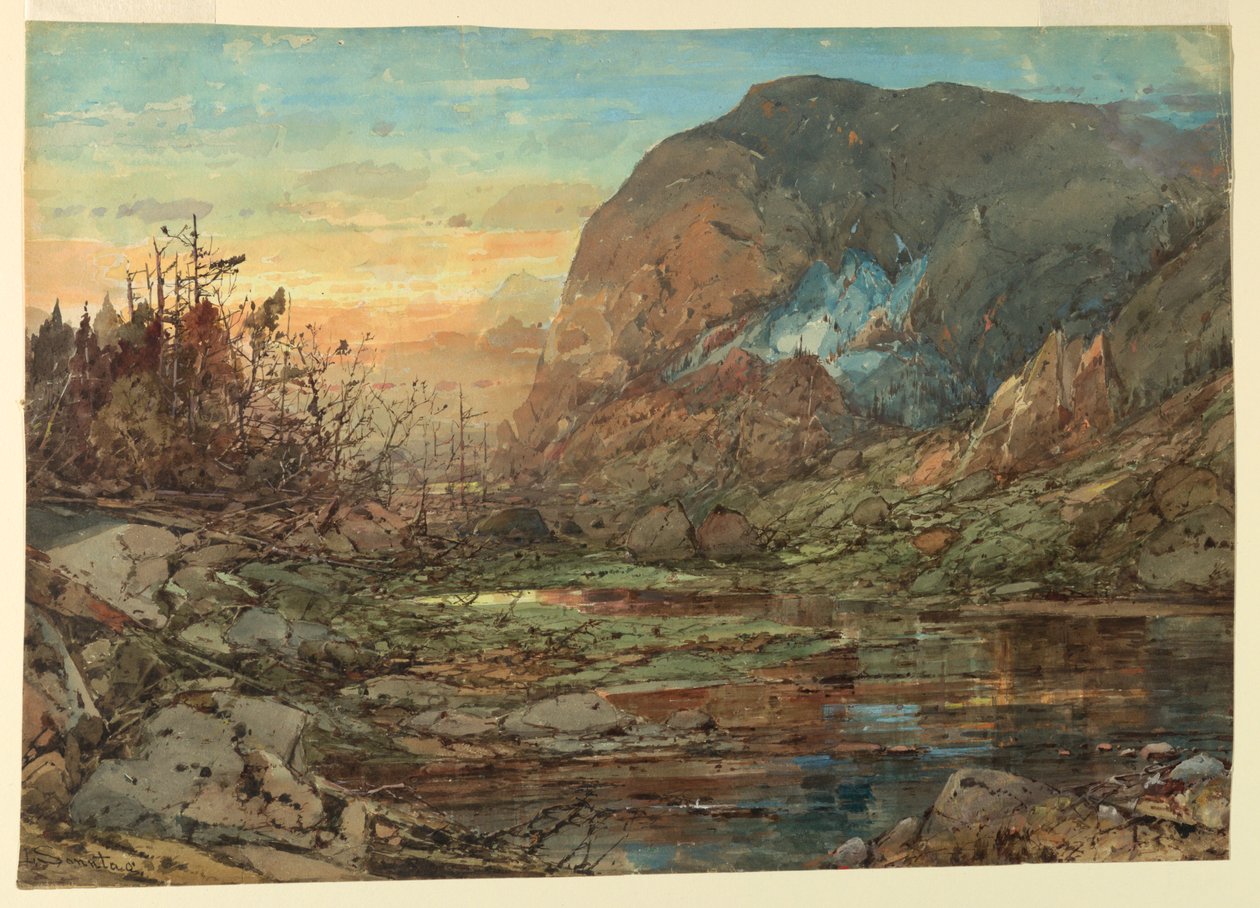 Carter Dome de Carter Lake, New Hampshire de William Louis Sonntag