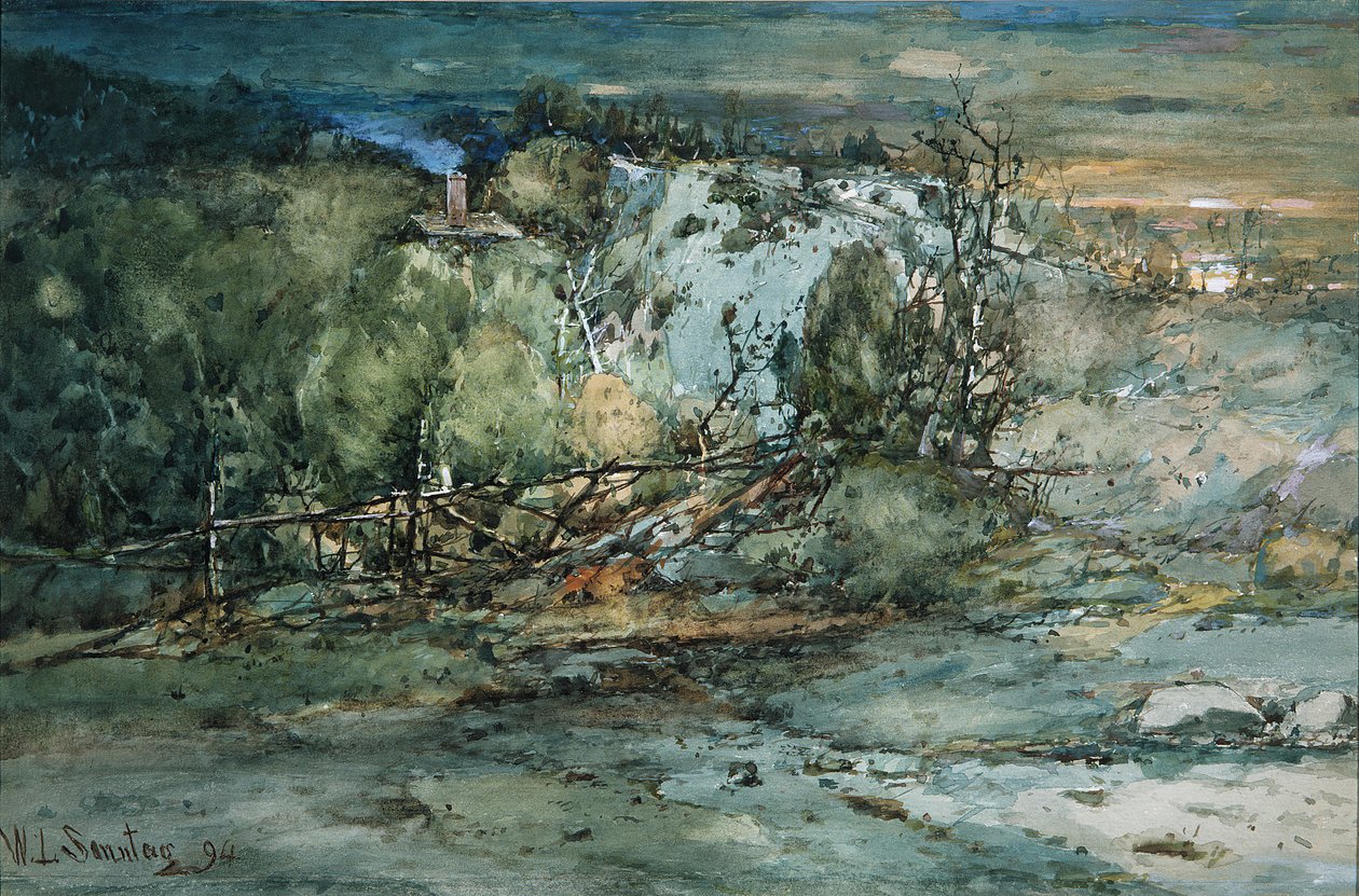 Cabine Fronteiriça, 1894. de William Louis Sonntag