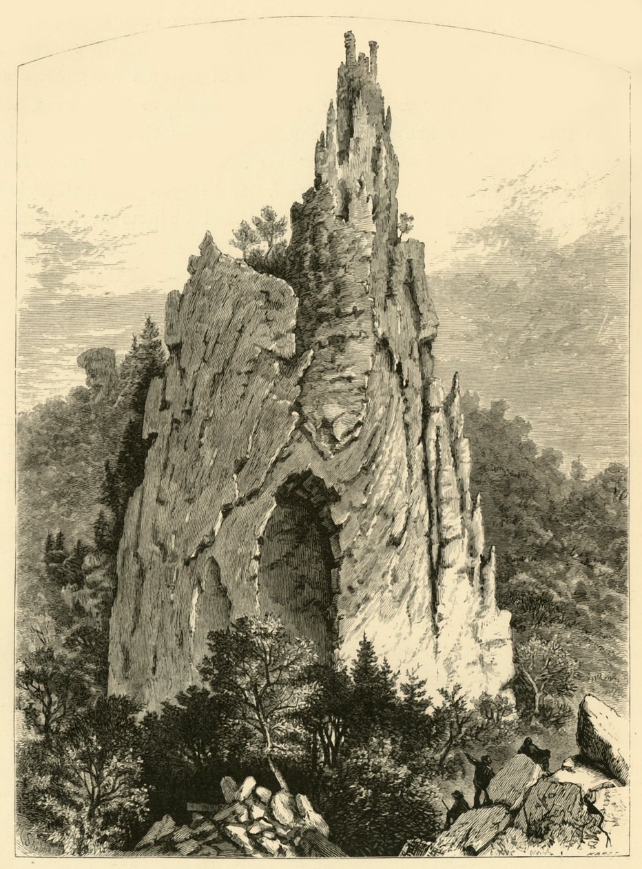 "Cathedral Rock", 1872. de William Ludwell Sheppard