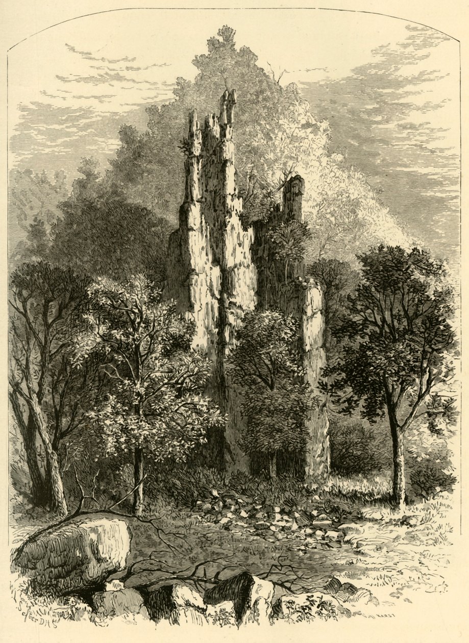 "Chimney Rocks", 1872.   de William Ludwell Sheppard