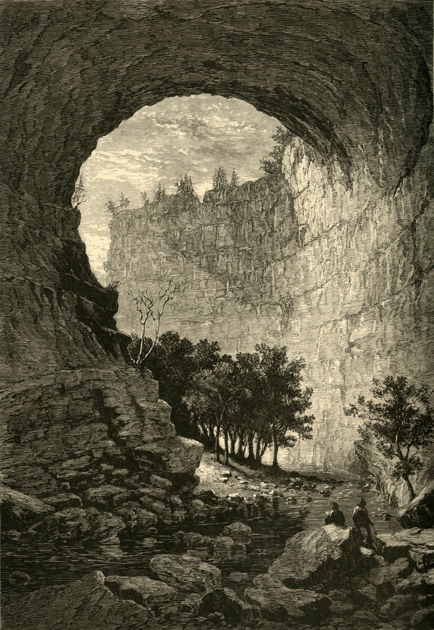"Túnel Natural", 1872.   de William Ludwell Sheppard