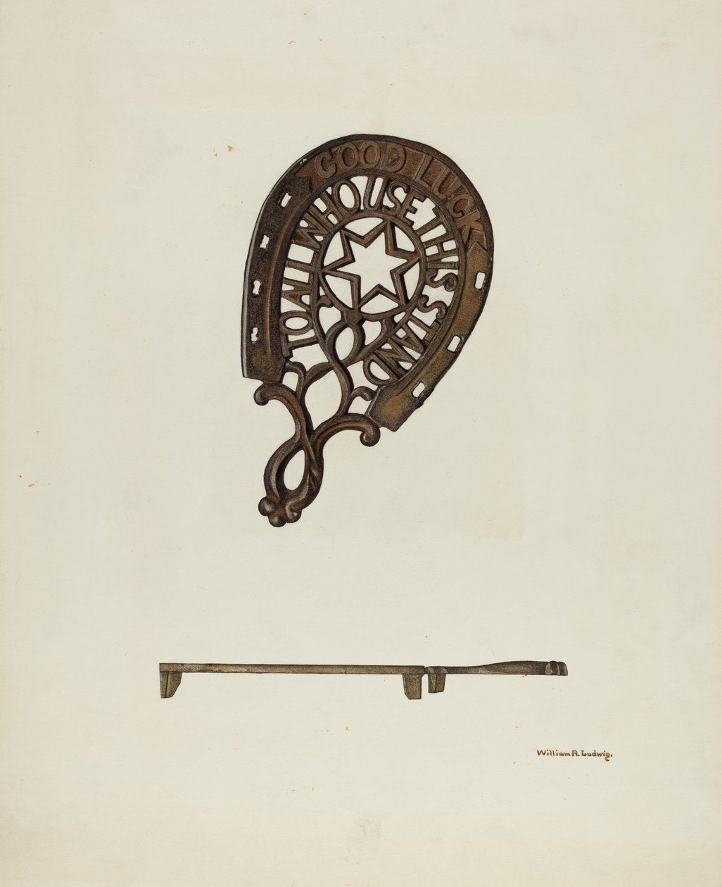 Trivet, c. 1939. de William Ludwig