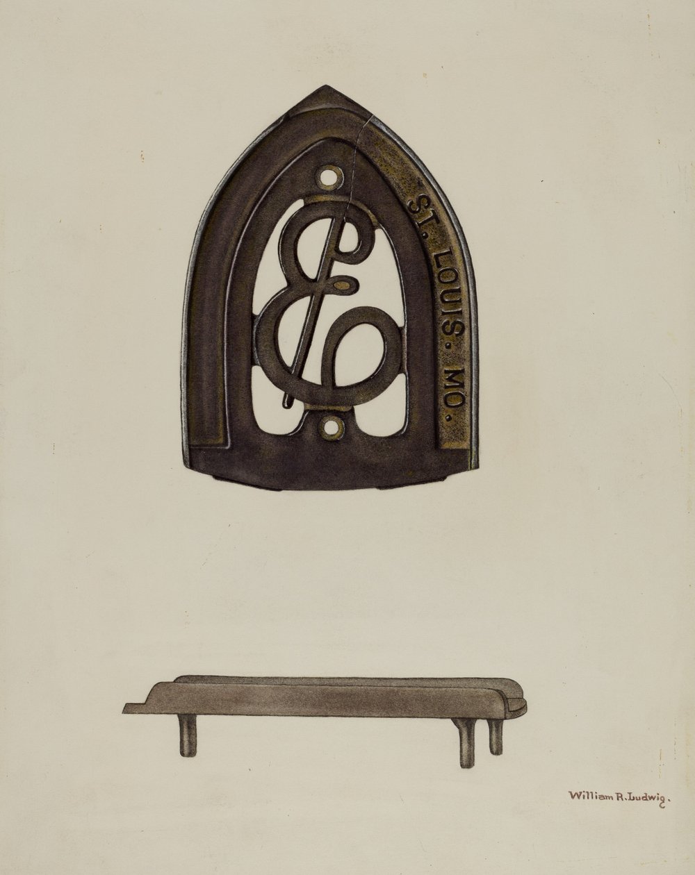 Trivet, c. 1939. de William Ludwig