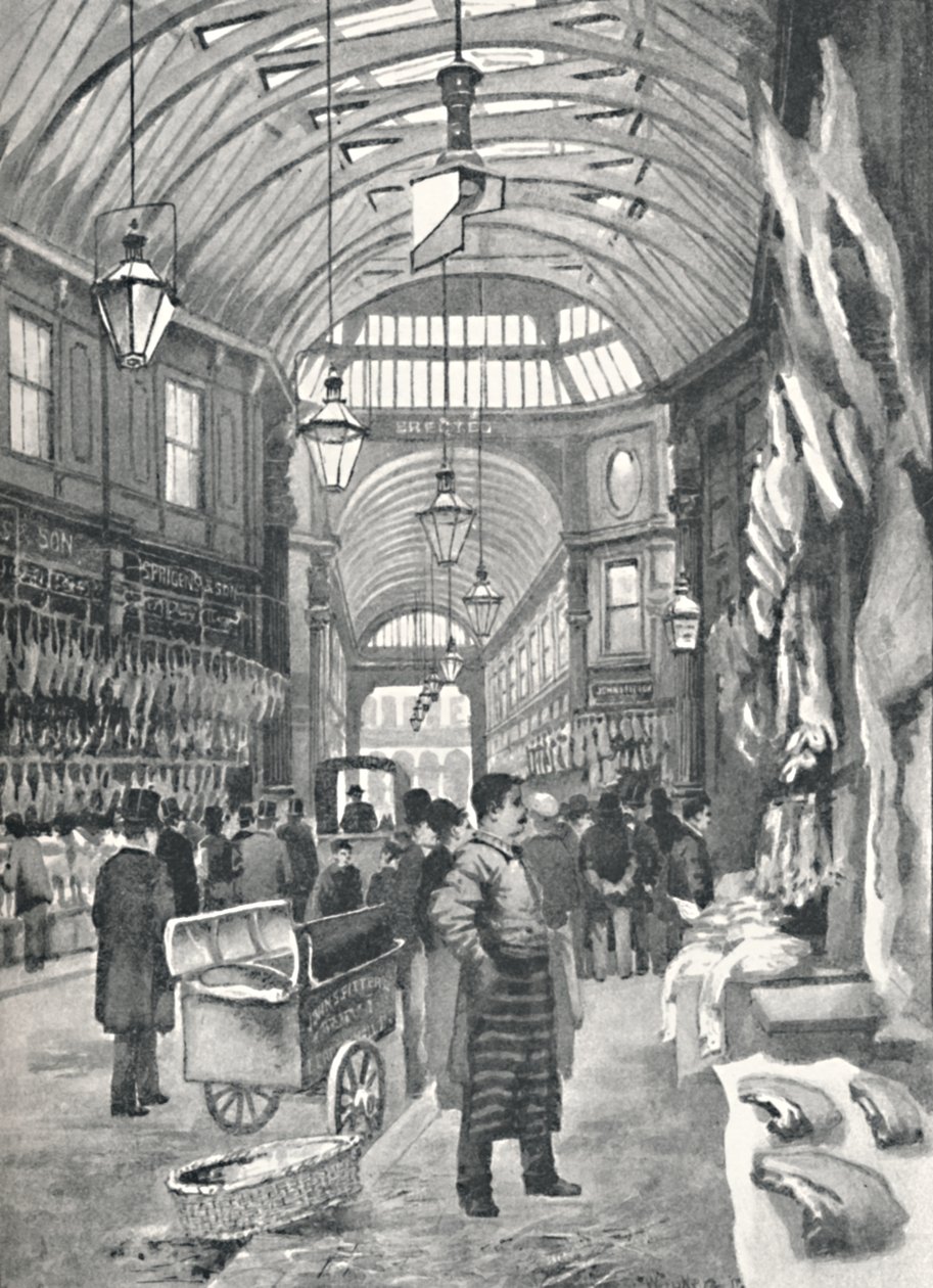 Mercado Leadenhall, 1891 de William Luker