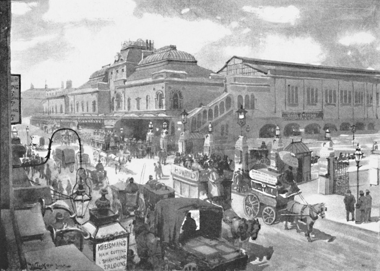 Estação Liverpool Street, 1891 de William Luker