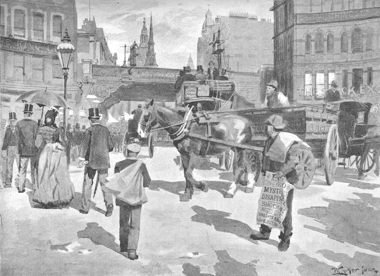 Circo de Ludgate, 1891 de William Luker