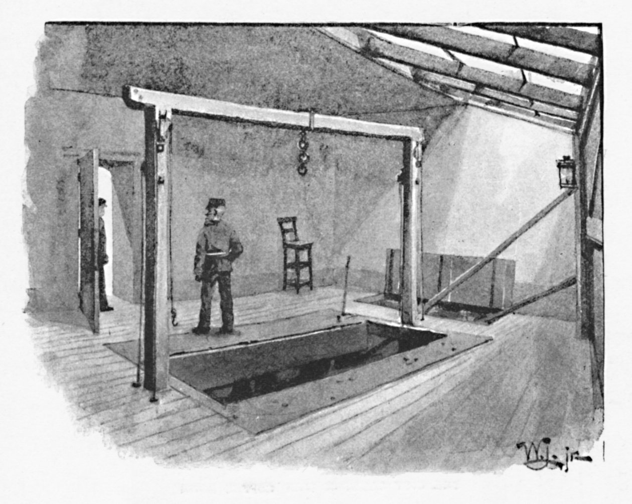 Newgate - a forca, 1891 de William Luker