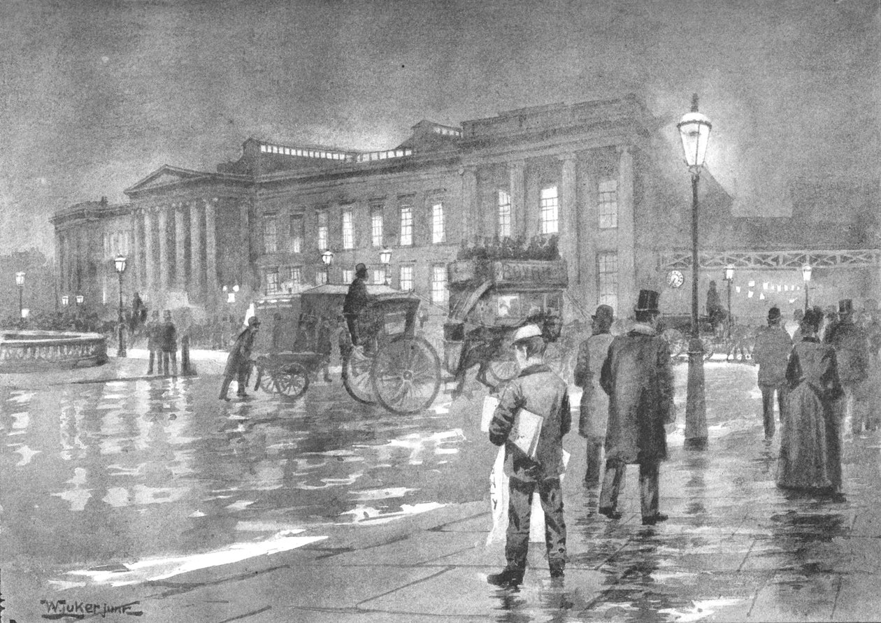 Correio Geral - Noite, 1891 de William Luker