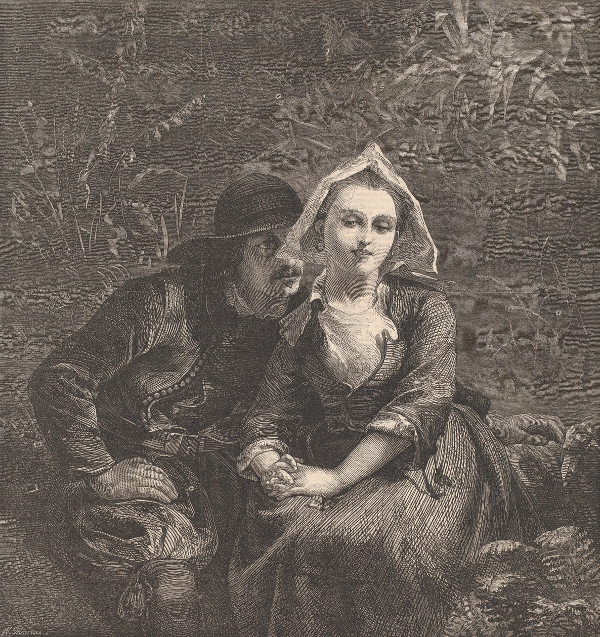 A Declaração, de Illustrated London News, 29 de Agosto de 1868. de William Luson Thomas