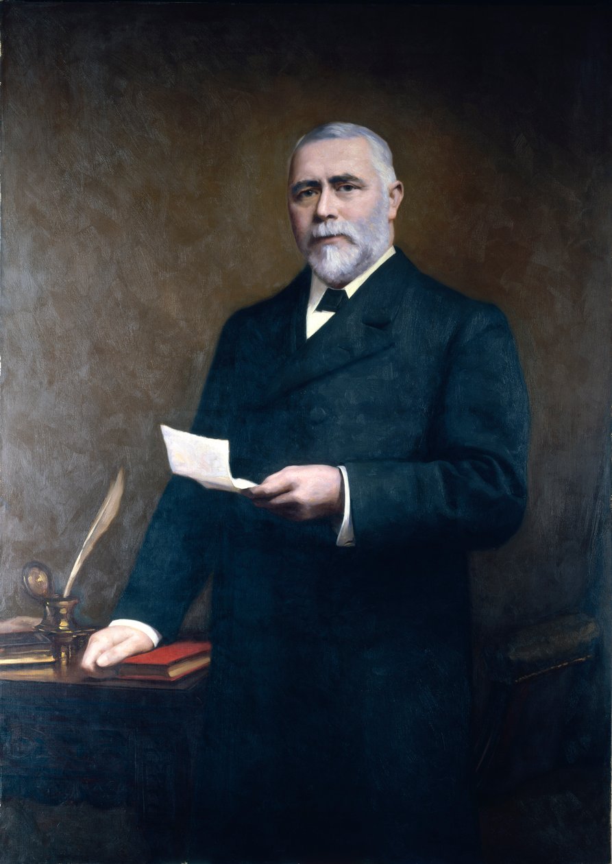 Sir William White (1845-1913), c.1902 (óleo sobre tela) de William Mainwaring Palin