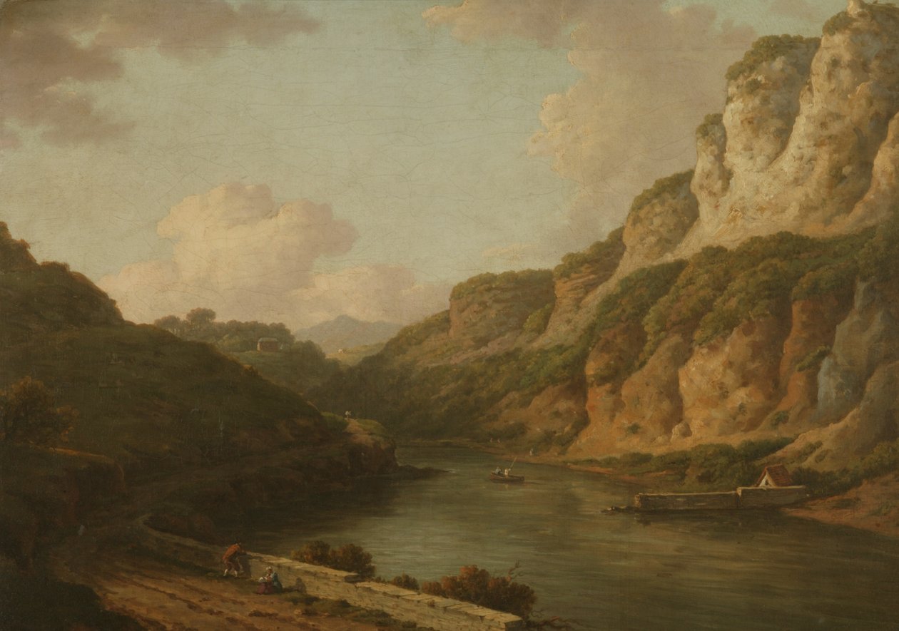 Matlock, Derbyshire, c.1780 (óleo sobre tela) de William Marlow