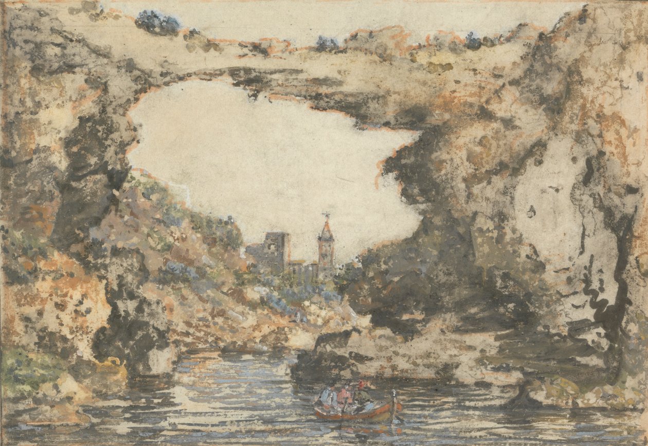 Ponte de Pedra na Escola de Virgílio de William Marlow