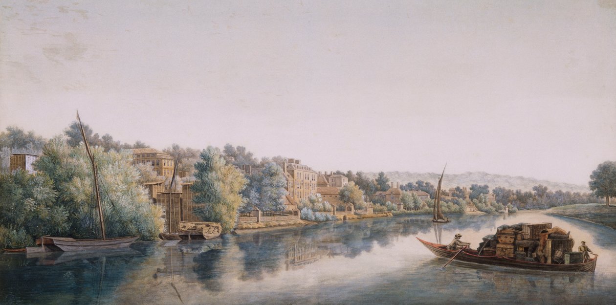 O Tamisa em Richmond, 1770-1780 de William Marlow