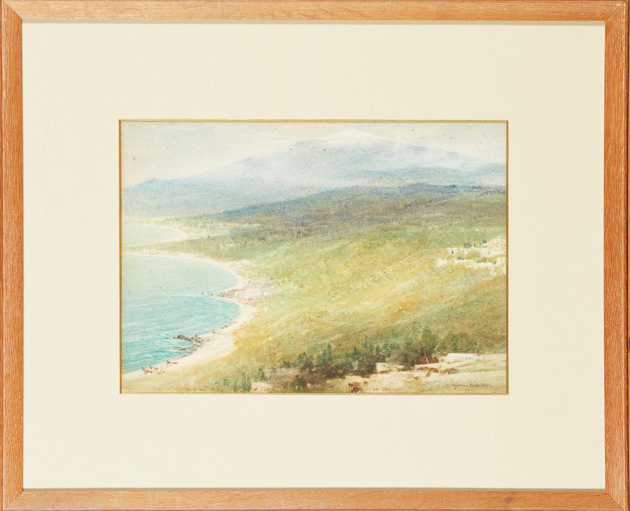 Na costa italiana (aquarela) de William Matthew Hale