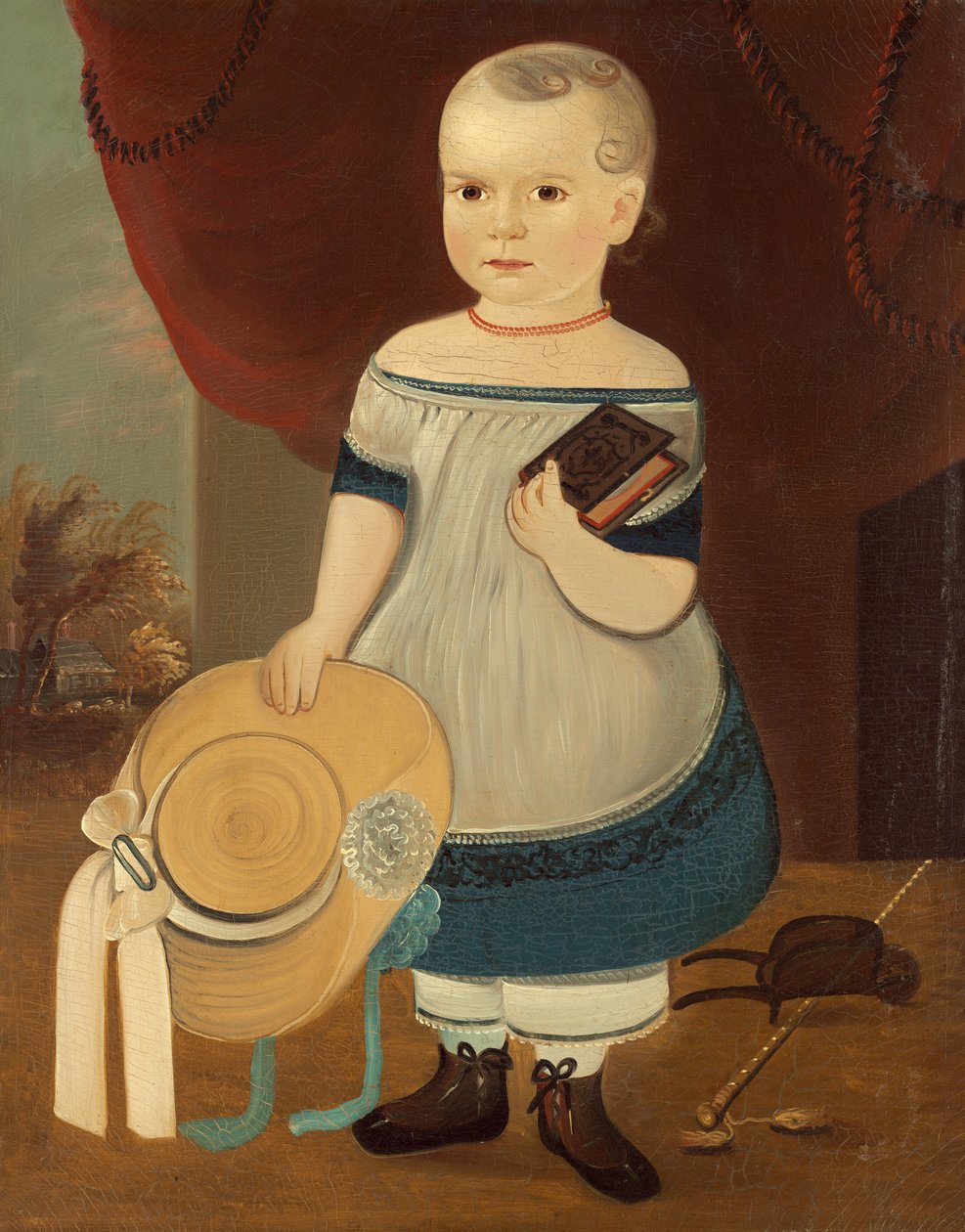 Criança com Chapéu de Palha de William Matthew Prior