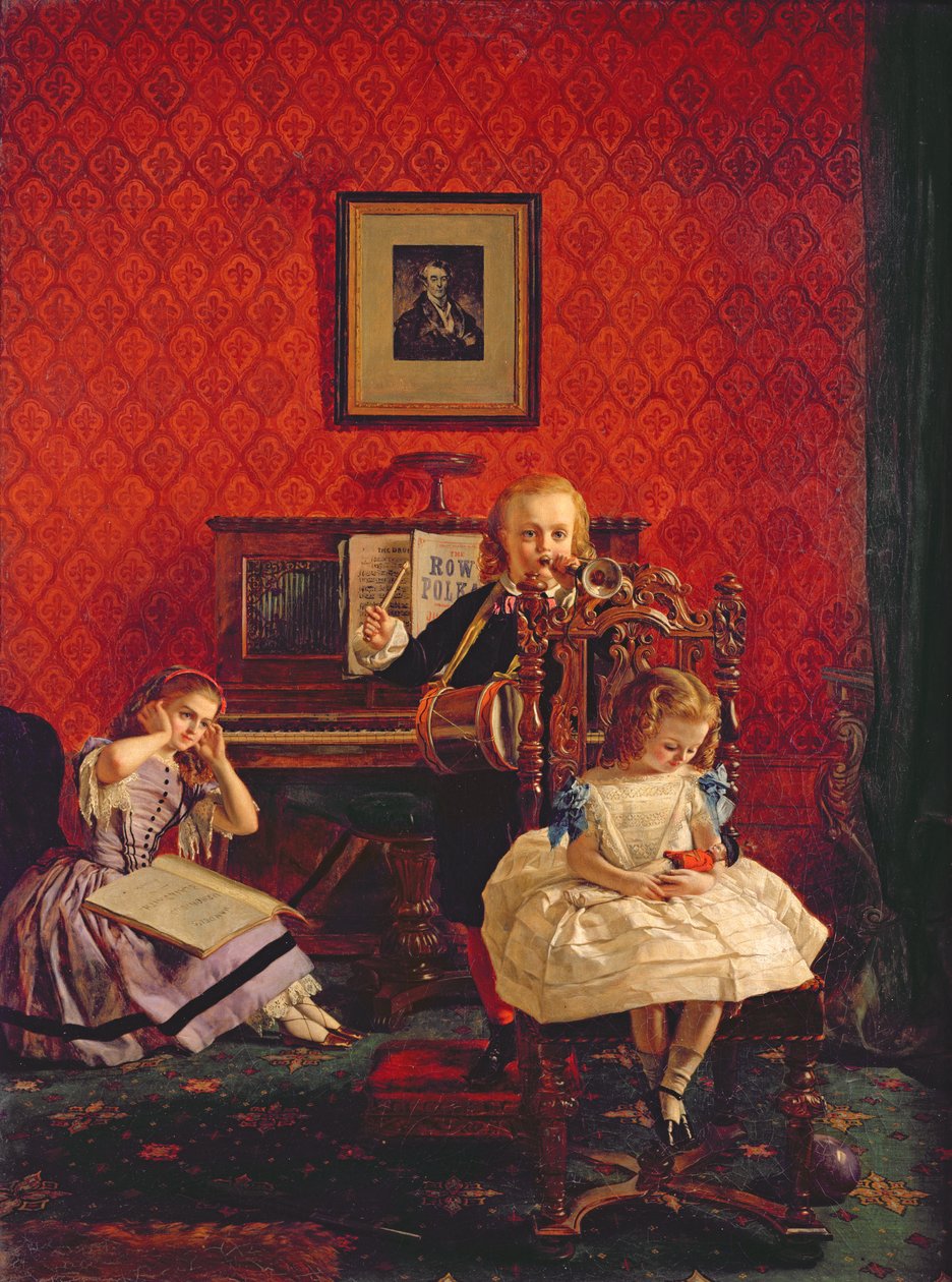 Encantos de Hath da música, 1861 de William Maw Egley