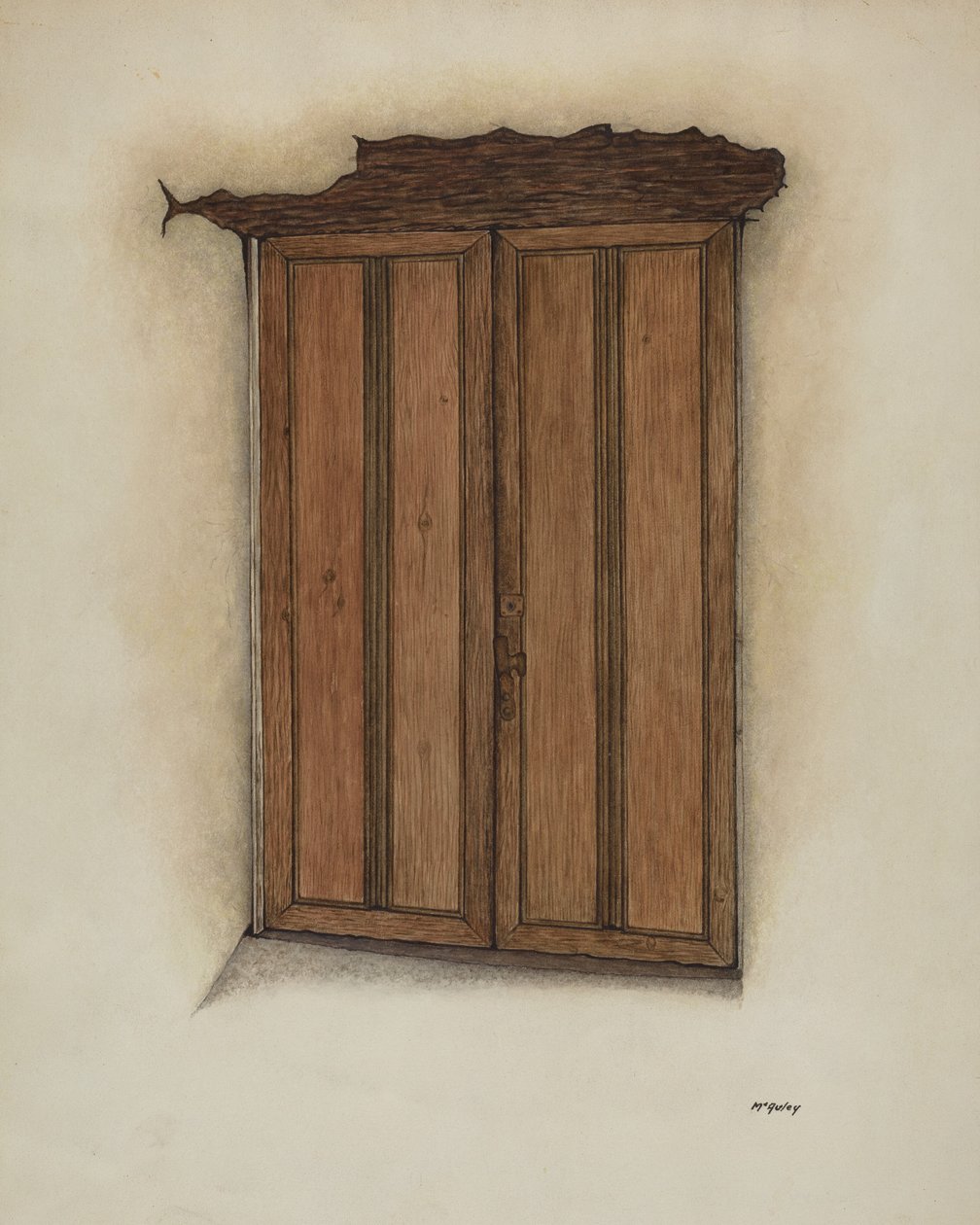 Chapel Doors, 1938. de William McAuley