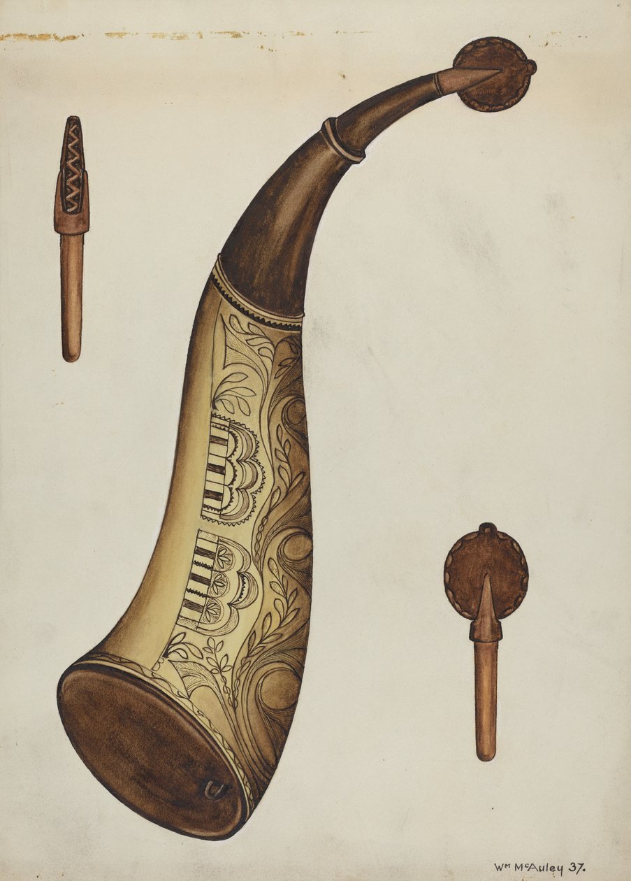 Powder Horn, 1937. de William McAuley