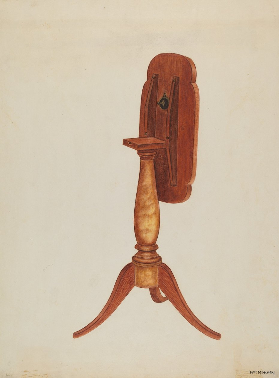 Tip-table ou Cant-table, 1937. de William McAuley