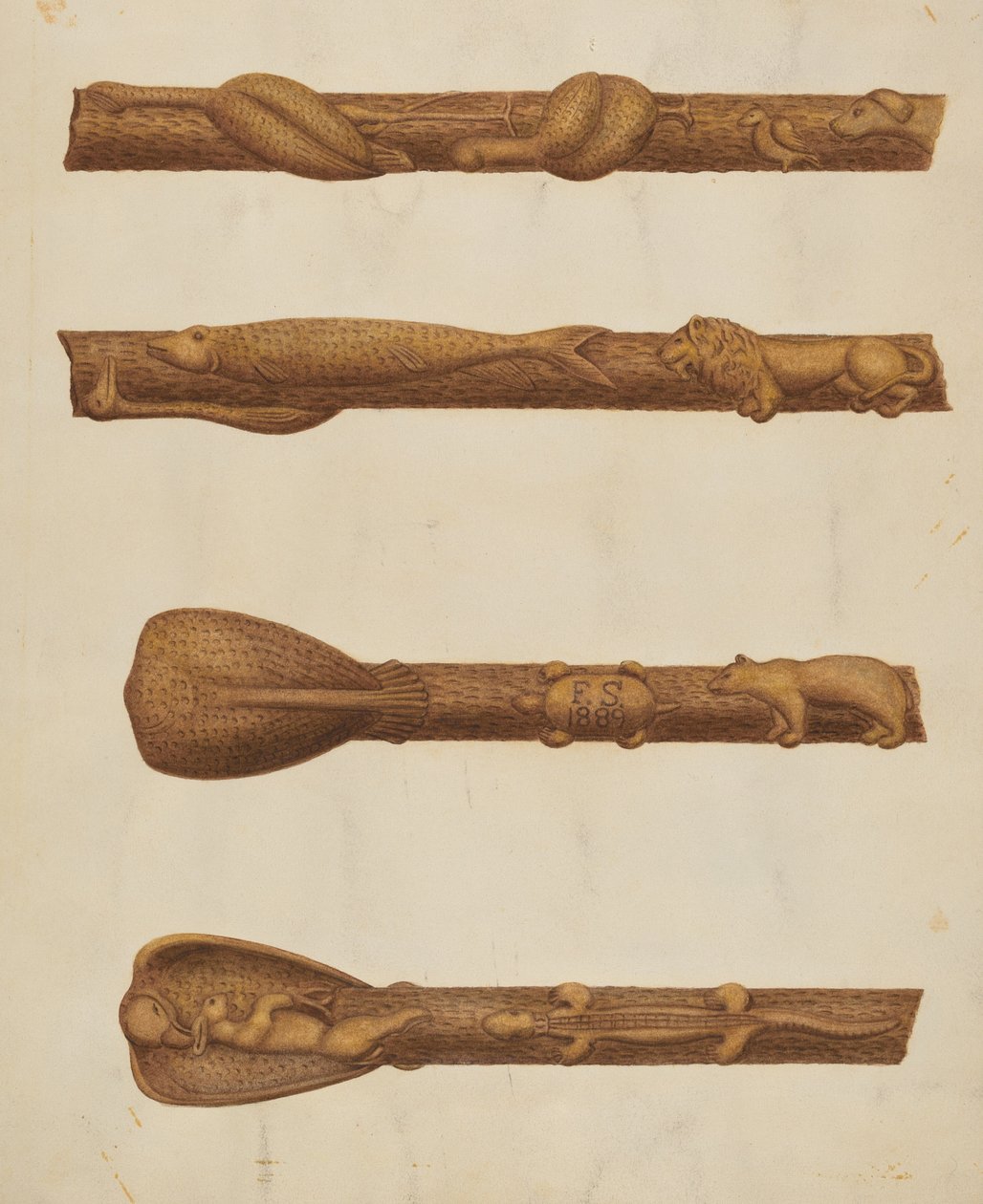 Walking Stick, c. 1940. de William McAuley