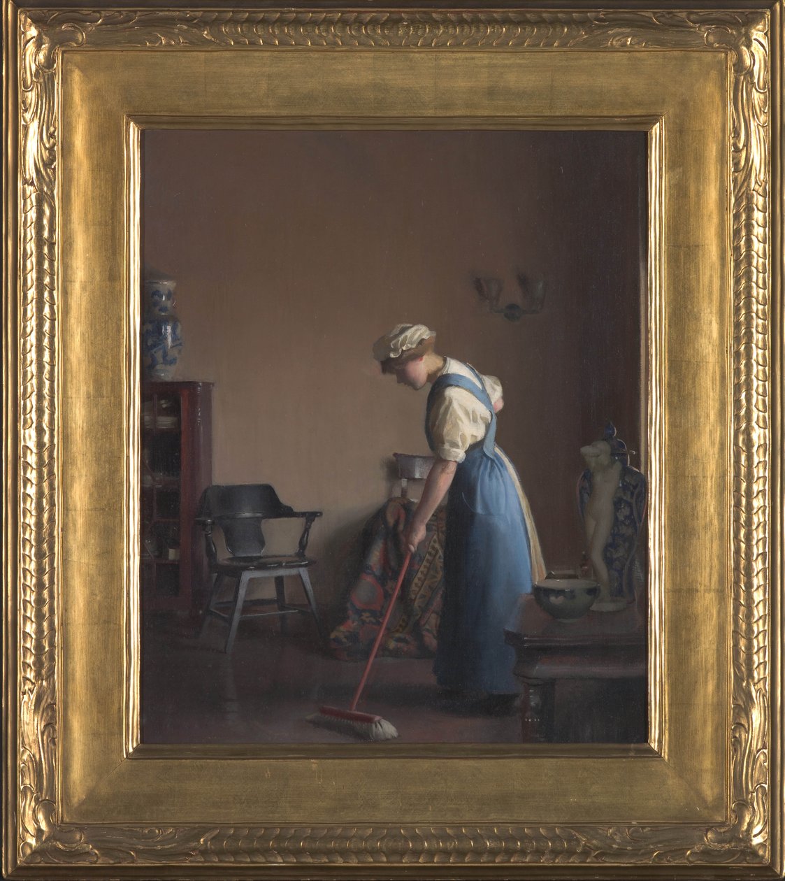 Girl Sweeping, c.1912 de William McGregor Paxton