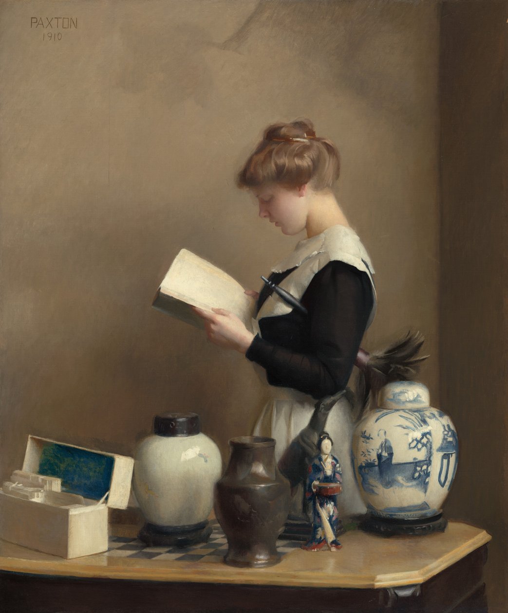 A Empregada da Casa, 1910. de William McGregor Paxton