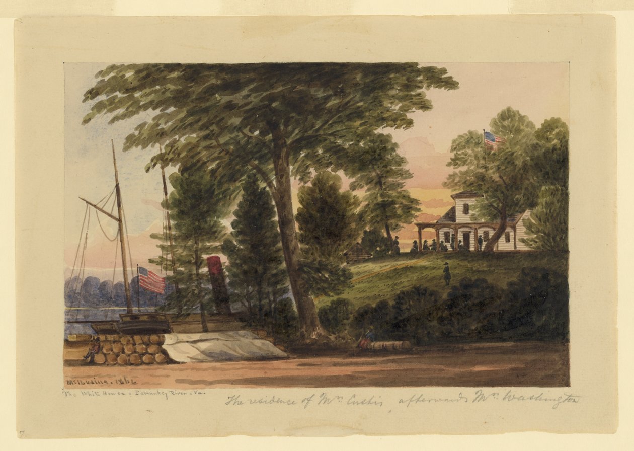 A Casa Branca - Rio Pamunkey de William McIlvaine