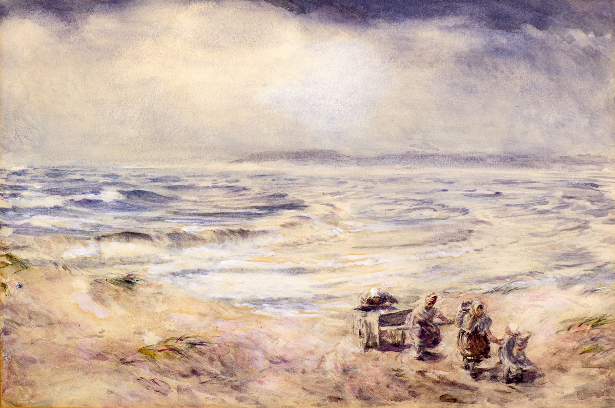 Um dia chuvoso, c.1876 (aquarela) de William McTaggart
