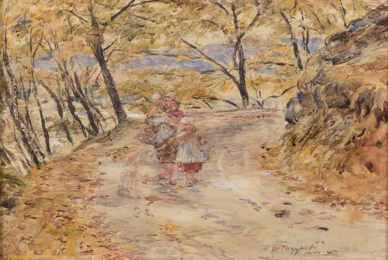 Esboço no Trossachs de William McTaggart