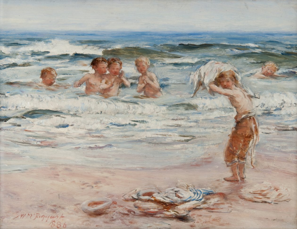Os banhistas de William McTaggart