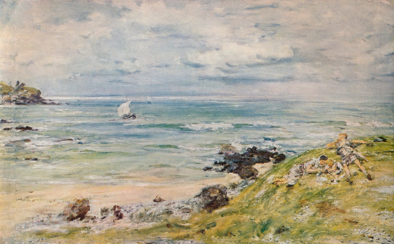 A vinda de St. Columba, 1895 1935 de William McTaggart
