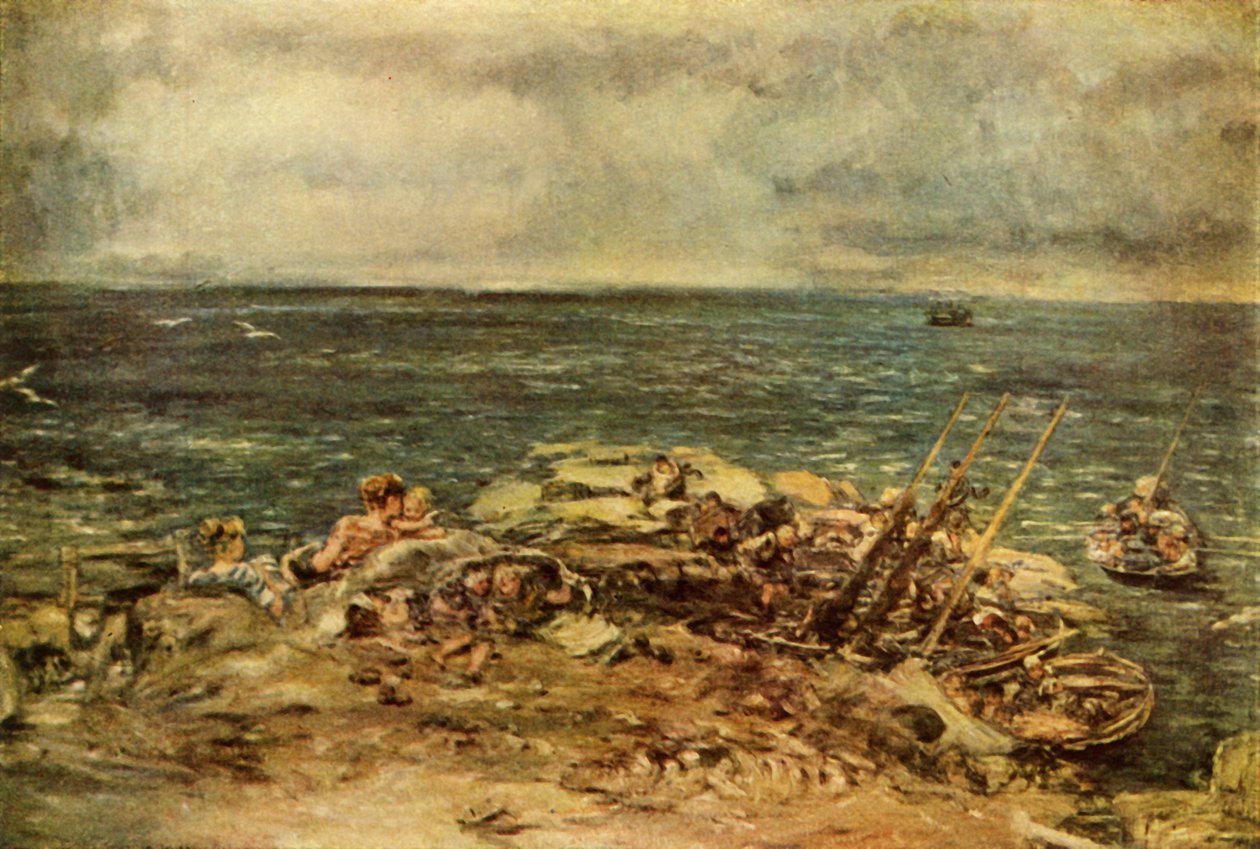 "Os Emigrantes", 1883-1889, 1946. de William McTaggart