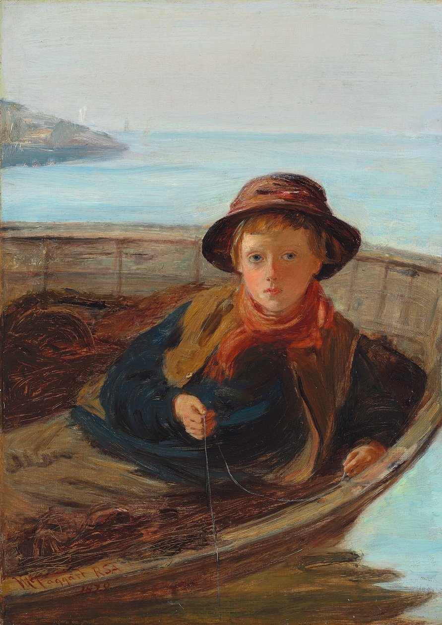 O Menino Pescador, 1870 de William McTaggart
