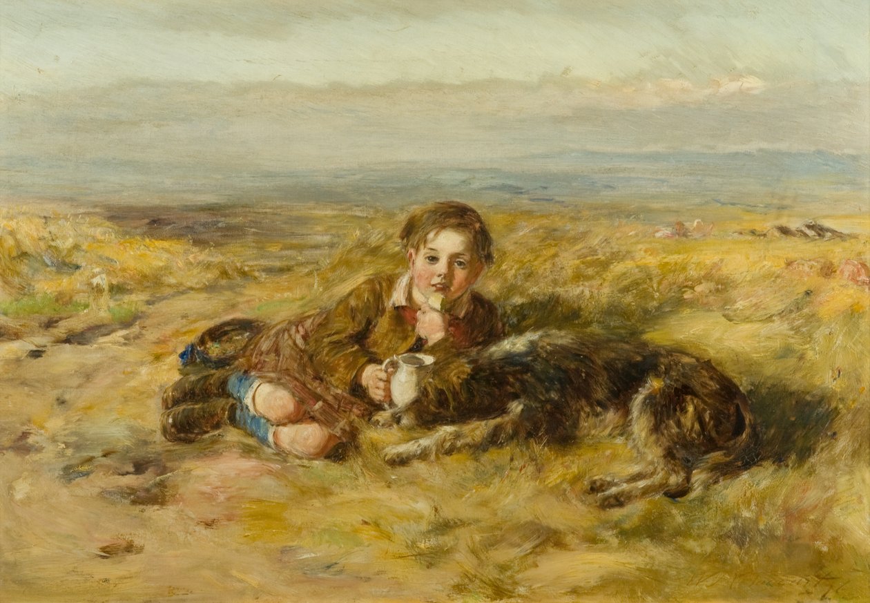 The Wee Herd Laddie [anteriormente catalogado como Boy and Dog] de William McTaggart