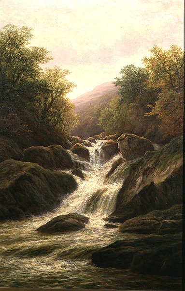 Sobre a Lledr (óleo sobre tela) de William Mellor