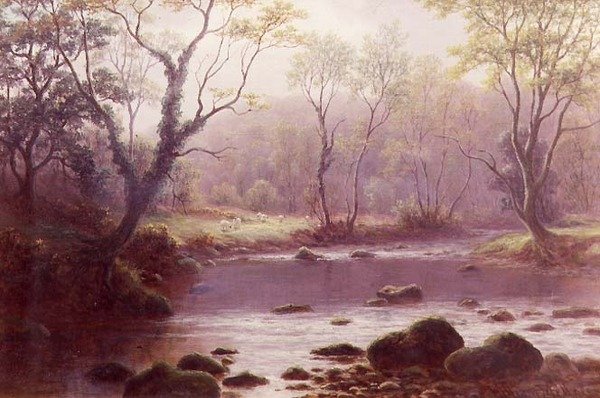 No Cais (aguarela sobre papel) de William Mellor