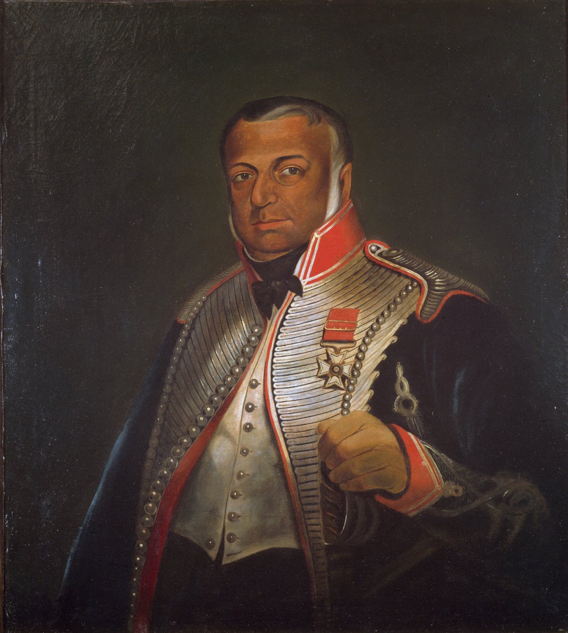 Coronel James Skinner CB (1778-1841) 1º Regimento de Cavalo Local, c.1836 (óleo sobre tela no painel) de William Melville