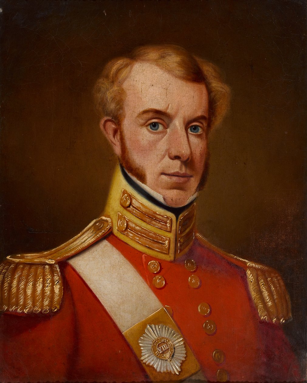 Tenente (mais tarde Tenente-Coronel) George Talbot, 8ª Infantaria Nativa de Bengala de William Melville