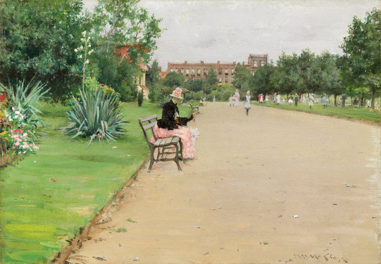 Um parque da cidade de William Merritt Chase