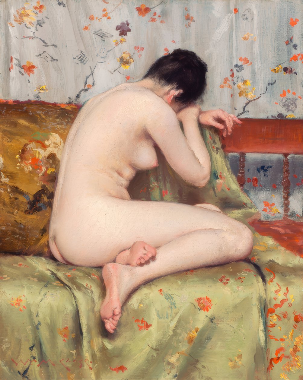 Uma Madalena Moderna de William Merritt Chase