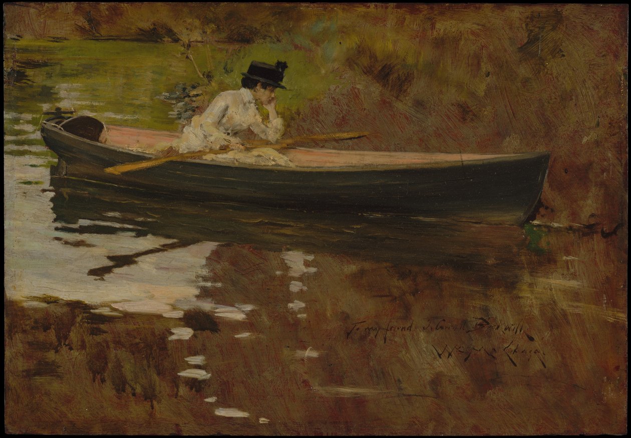 Alice Gerson no Prospect Park de William Merritt Chase