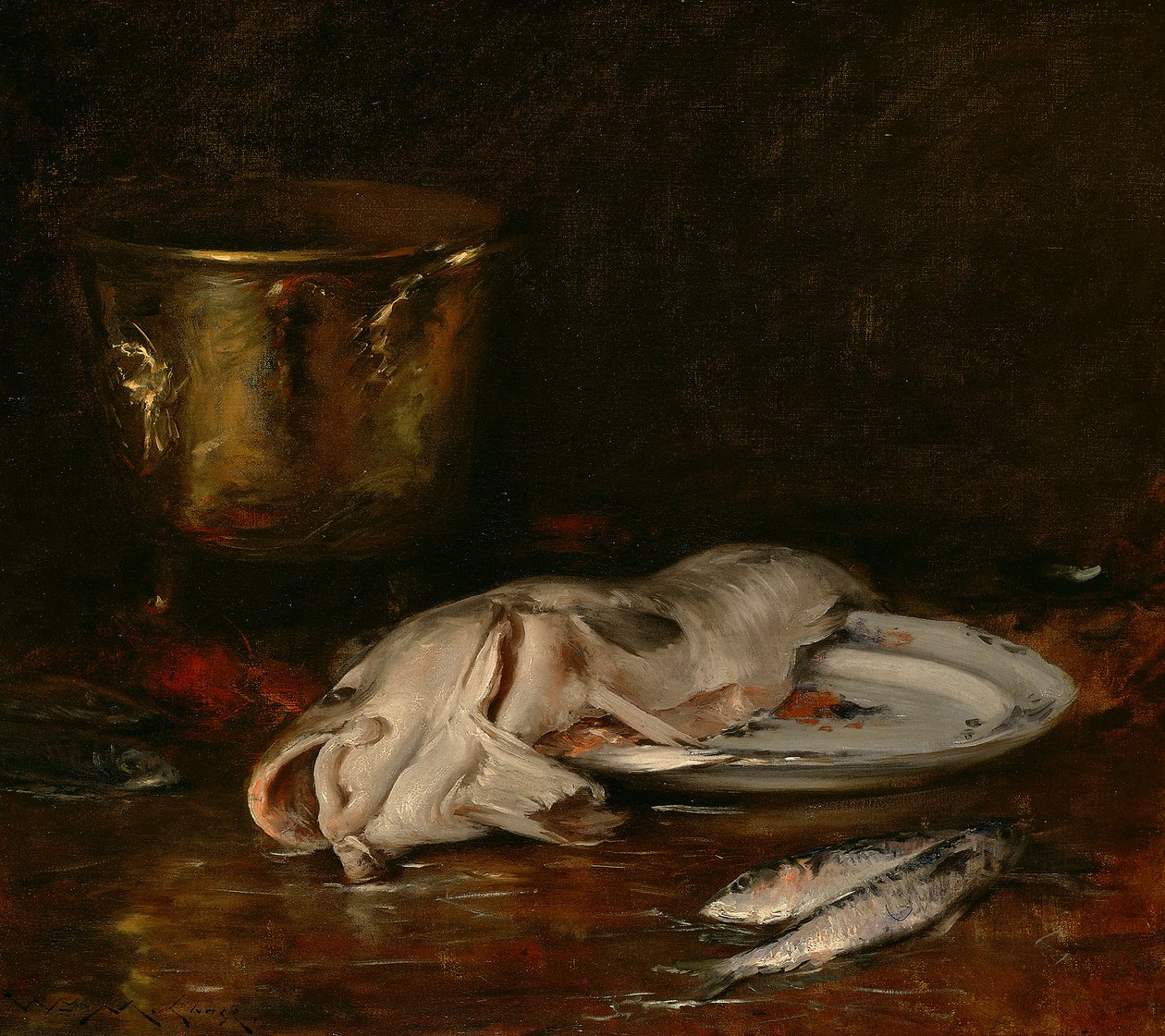 Um bacalhau inglês, 1904 de William Merritt Chase