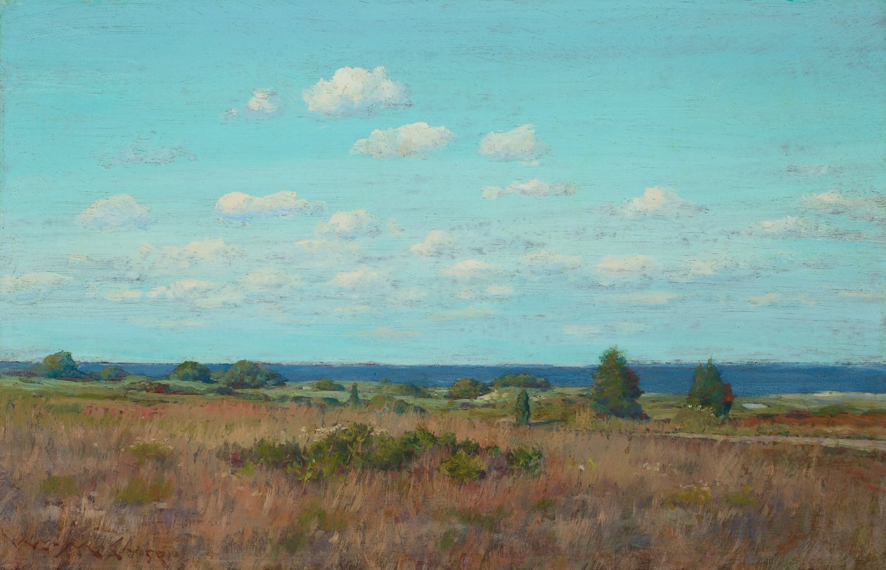 outono, c.1895 (óleo sobre painel) de William Merritt Chase