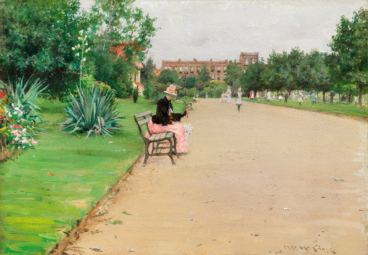 Um parque da cidade de William Merritt Chase