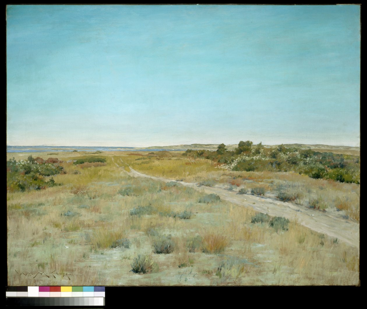 Primeiro Toque de Outono (óleo sobre tela) de William Merritt Chase